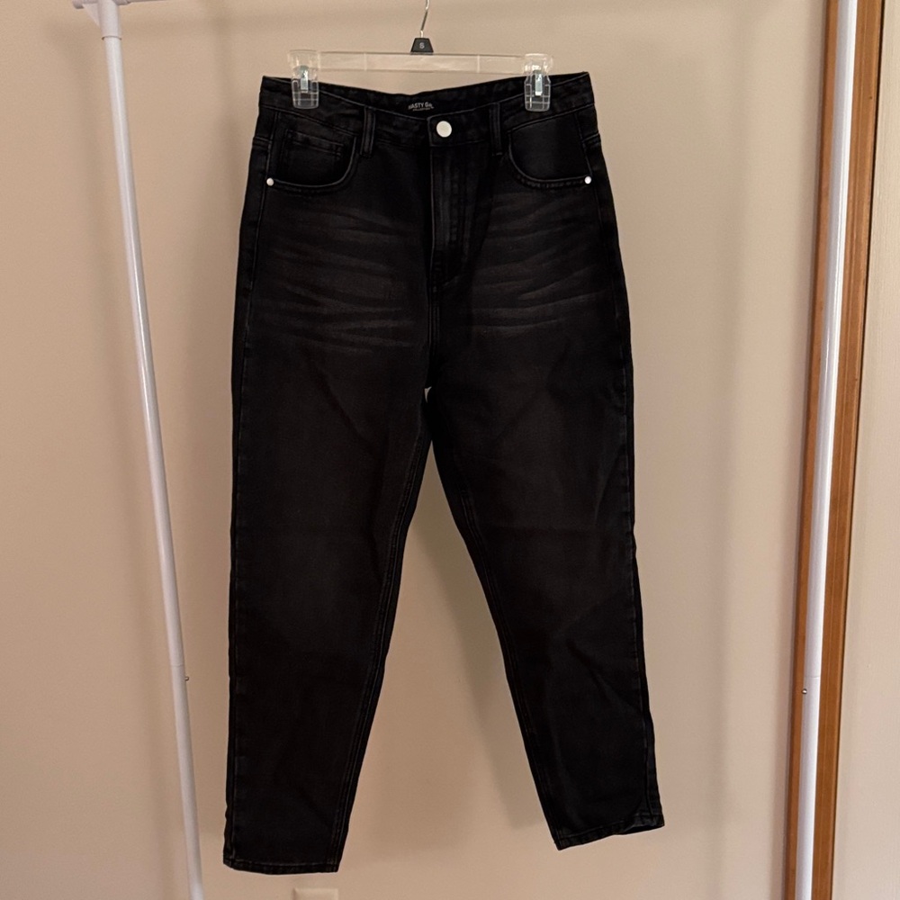 Nasty Gal Black Cropped Jeans